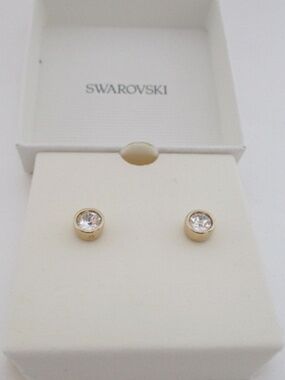 SWAROVSKI - Round Cut Imber Stud Earrings